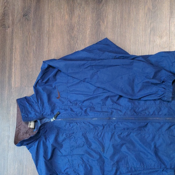 Nike Men's Size Large Vintage Blue Windbreaker Jacket (Please Read) - Picture 1 of 11